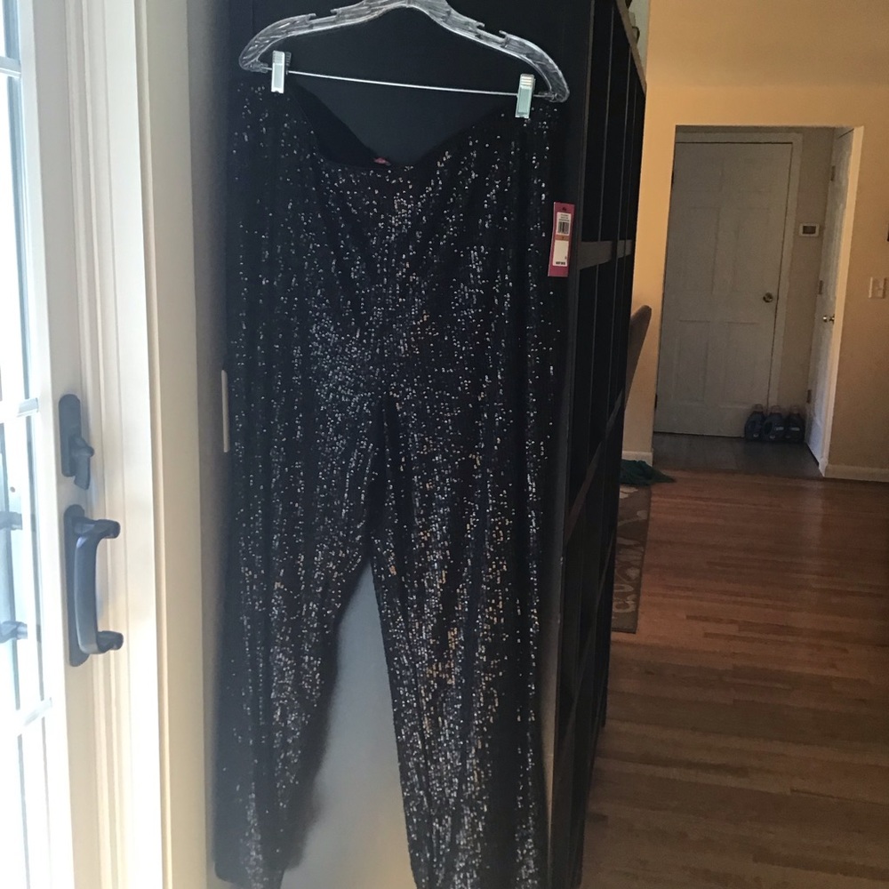 *** SALE**** NWT embellished plus size pants.  Perfect for the holidays